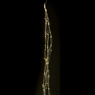 150 MICROLED ΣΥΡΜΑ ΚΑΤΑΡΑΚΤΗΣ ΑΣΗΜΙ ΛΕΥΚΟ 8ΠΡΟΓΡΑΜ 1.5ΜΕΤΡΟ ΕΣΩΤ AND ΕΞΩΤ ΧΩΡΟΥ