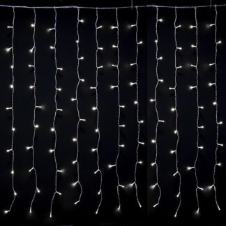 144 LED ΚΟΥΡΤΙΝΑ ΔΙΑΦΑΝΟ ΛΕΥΚΟ ΕΠΕΚΤΕΙΝΟΜΕΝΗ ΣΤΑΘΕΡΗ 1.20Χ1.20 ΜΕΤΡΑ ΕΣΩΤ AND ΕΞΩΤ ΧΩΡΟΥ