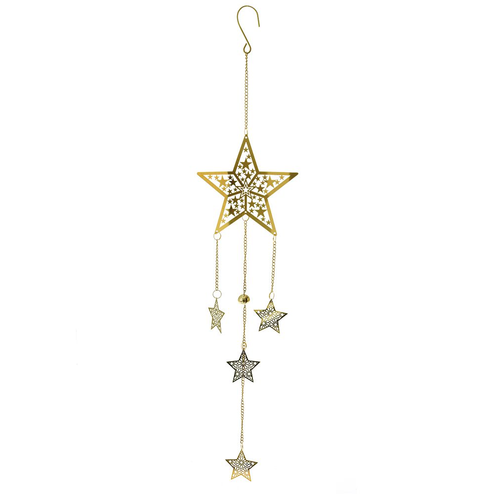 ΧΡΥΣΟ ΜΕΤΑΛΛΙΚΟ ΚΡΕΜΑΣΤΟ ΑΣΤΕΡΙ 15Χ60ΕΚ