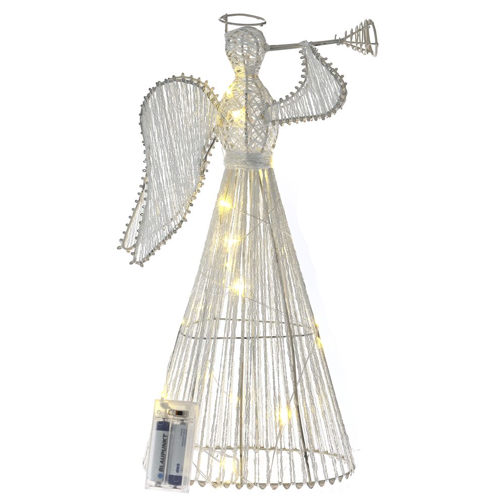 ΛΕΥΚΟΣ ΑΓΓΕΛΟΣ ΜΕ ΦΩΣ 23Χ8Χ40ΕΚ 20LED