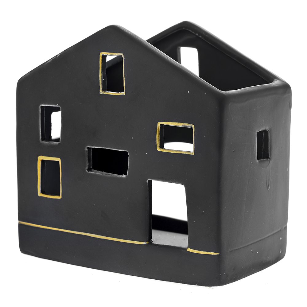 ΜΑΥΡΟ ΧΡΥΣΟ ΚΕΡΑΜΙΚΟ ΚΗΡΟΠΗΓΙΟ ΣΠΙΤΙ 10Χ6Χ10ΕΚ