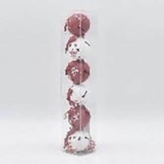 ΣΕΤ 6 ΑΣΠΡΑ ΡΟΖ ΜΕΤΑΛΛΙΚΑ ΚΟΥΔΟΥΝΙΑ 4ΕΚ