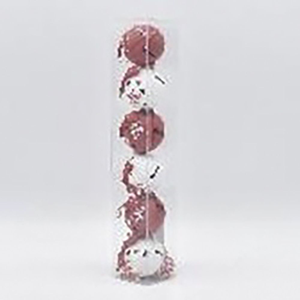 ΣΕΤ 6 ΑΣΠΡΑ ΡΟΖ ΜΕΤΑΛΛΙΚΑ ΚΟΥΔΟΥΝΙΑ 4ΕΚ