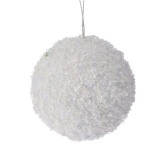 ΛΕΥΚΗ GLITTER FOAM ΜΠΑΛΑ 6ΕΚ